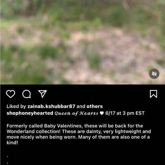 honey hearted baby valentines earrings - Picture 8 of 8